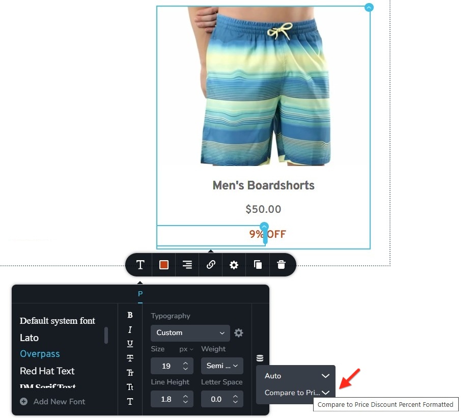 Brizy Shop Compared to Price Discount Percentage Formatted.jpg
