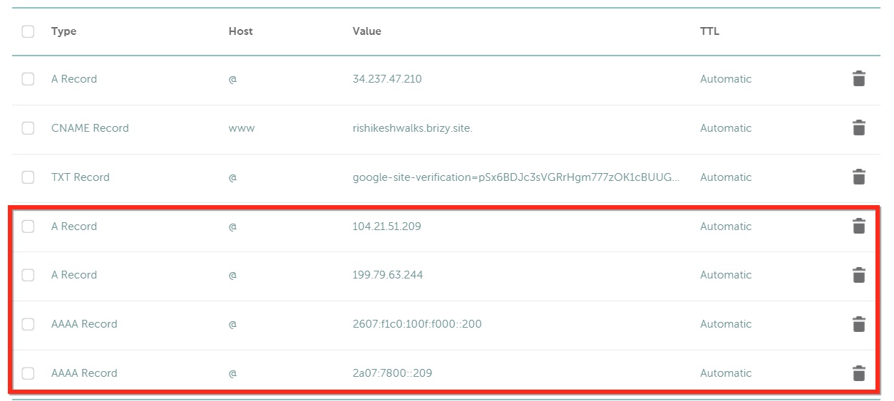 Custom Domain Delete additional address records.jpg