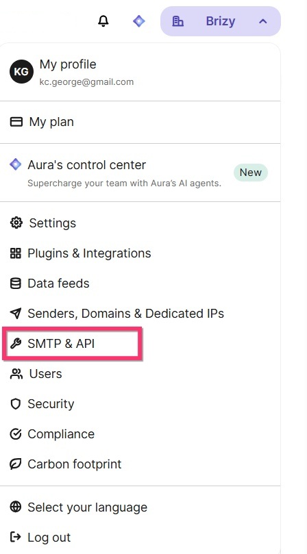 Brevo Integration select SMTP API.jpg