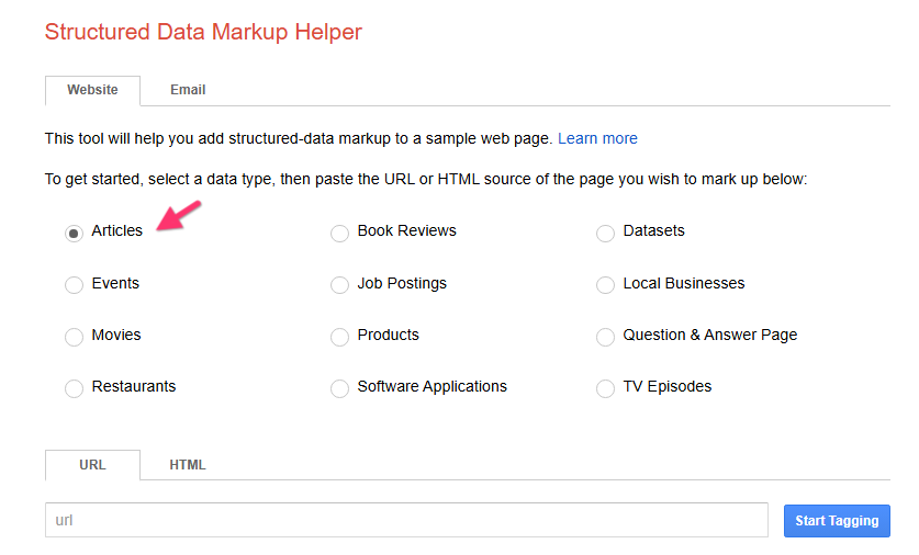 Structured data select the data type.png