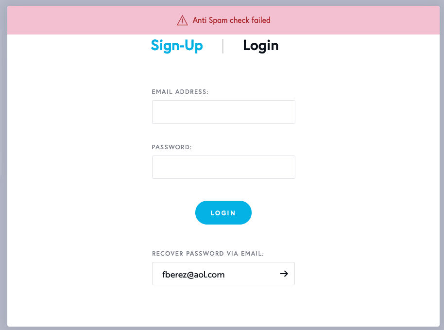 Unable to Reset Password with AOL.com or iCloud.com Email